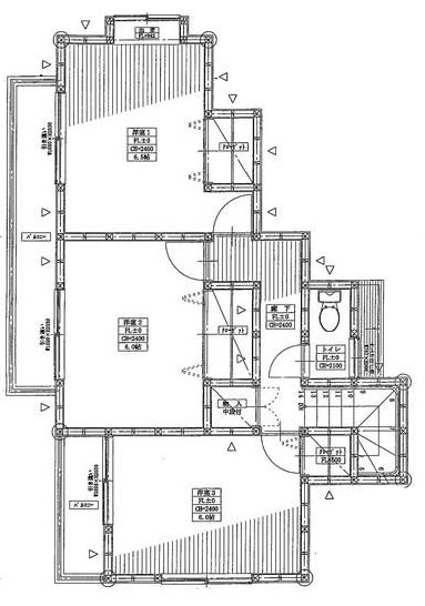 調布市飛田給３丁目の中古一戸建の間取り