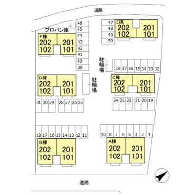 【区画図】 | エスペランサ Ｃ