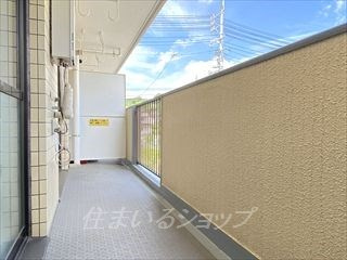 カルチャー岡のバルコニー