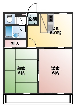 ロジュマンかぬきの間取り