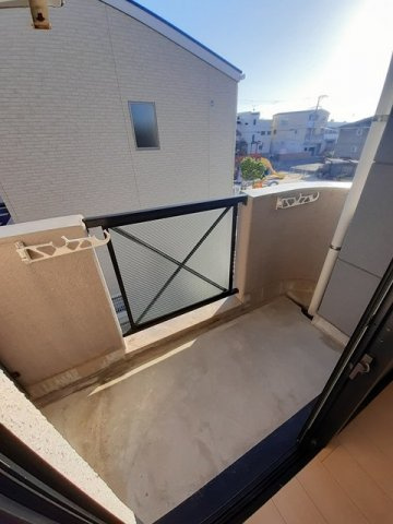 ペルレパークＢのバルコニー