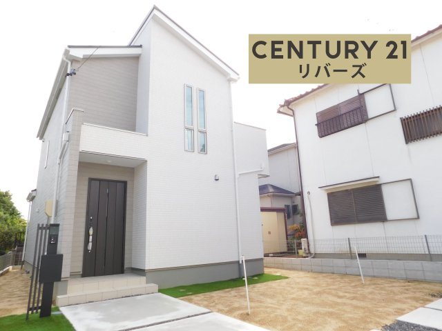 名古屋市中川区富田町大字榎津字郷中の新築一戸建の外観|☆限定１棟☆　　いつでもご案内出来ます♪（お問合せ当日、平日、水曜、夜間もＯＫ）　敷地５９．８７坪！　駐車並列３台ＯＫ！　洋室と続き間でＬＤＫ２０．５帖♪　南面に広い庭付き！