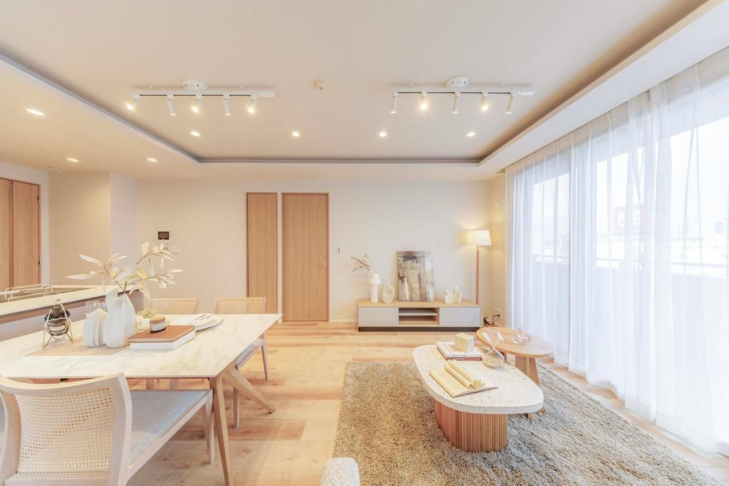 横浜シティタワー馬車道の居間・リビング