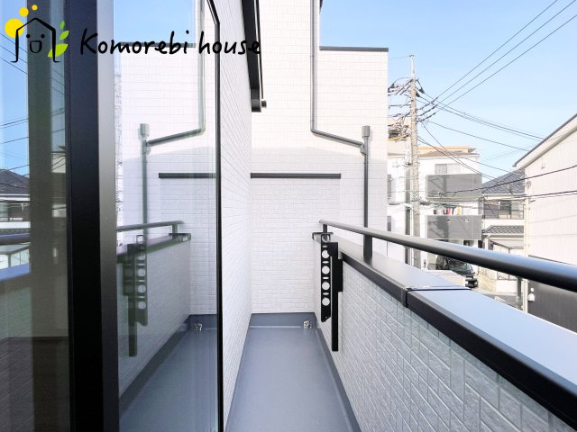 さいたま市北区盆栽町535番　新築一戸建て　ハートフルタウン　Cのバルコニー|26.1.26　撮影済み