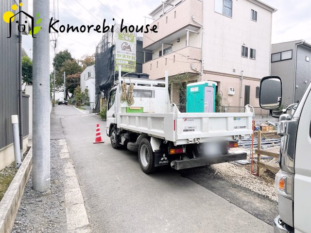 さいたま市北区盆栽町535番　新築一戸建て　ハートフルタウン　Cの前面道路含む現地写真|2025/11/6　撮影