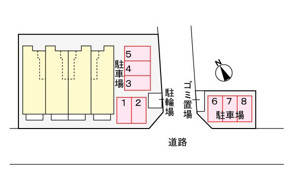 クラール・アルファ　　刈谷市近郊の賃貸はクラスホームの駐車場