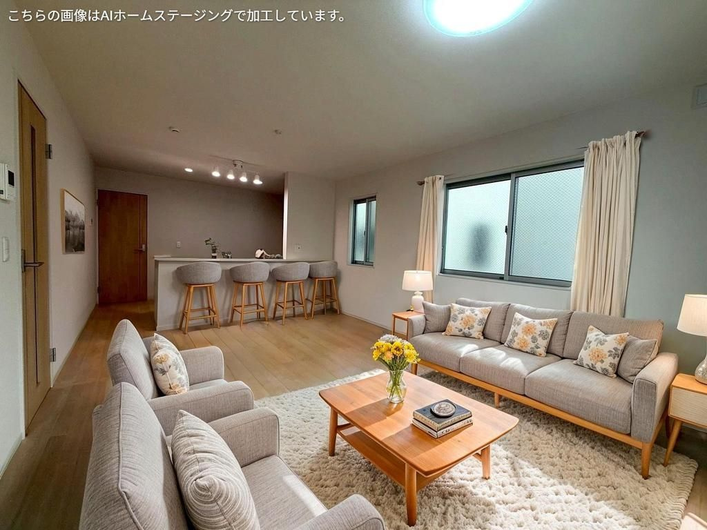 東大和市仲原３丁目の中古一戸建の居間・リビング