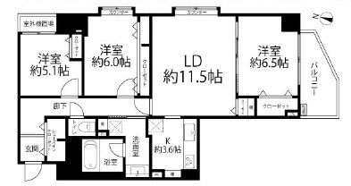 【間取り】 | クレストコート馬込