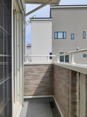 リバーサイド　小田渕のバルコニー