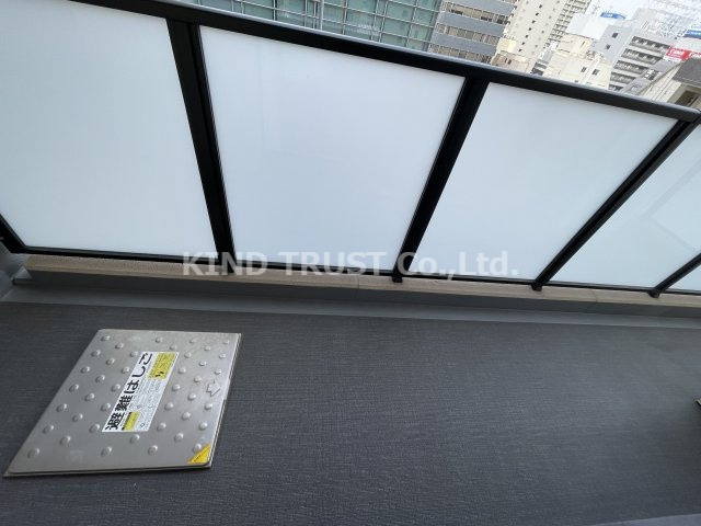 パークアクシス梅田のバルコニー|陽当たり良好なバルコニーです