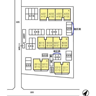 【区画図】 | パークハイム C棟