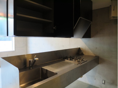 アルシェドゥ　南向き　カウンターキッチン　オートロック　浴室乾燥のキッチン