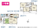 【間取り】 | 三島市谷田　2号棟間取り図