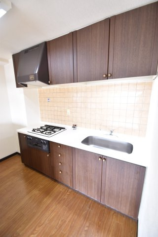 大阪市都島区中野町２丁目の賃貸マンションのキッチン