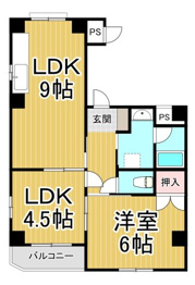 クレセント夙川の間取り