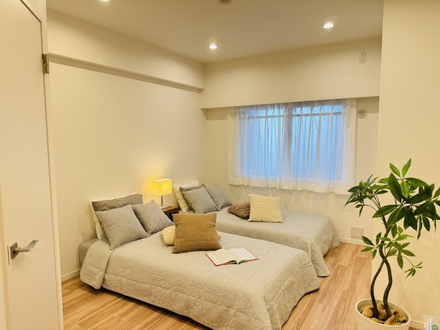 マクシスタワーズアーバンデュオの寝室|～7.0帖の主寝室です～