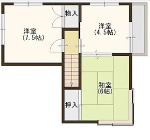 守山市播磨田町の住宅付店舗戸建の間取り