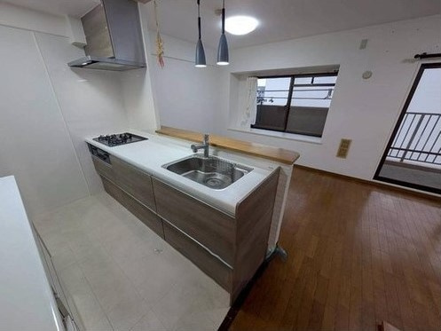 モンセーヌ守口　10階のキッチン