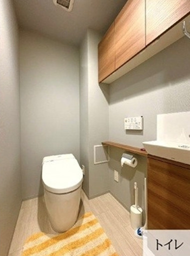 イニシア朝霞本町のトイレ|落ち着ける雰囲気のコンパクトで使いやすいトイレです