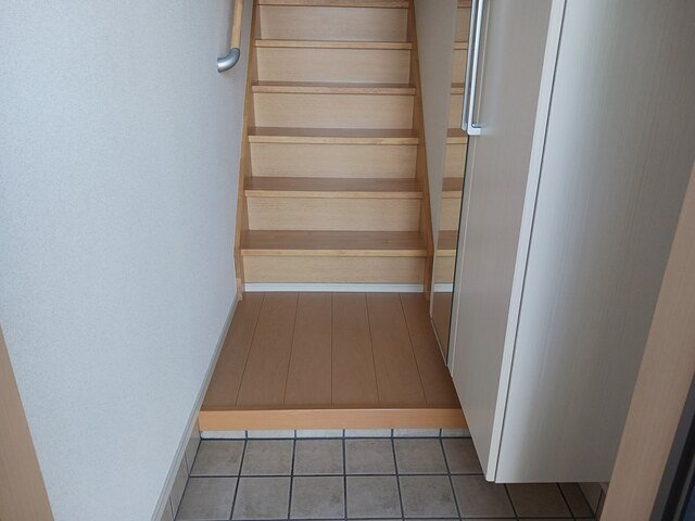 ラベンダ－ハイツの玄関