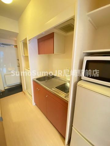 リバーウエストAのキッチン|使いやすいキッチンです