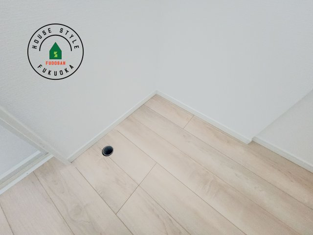 小郡市小郡第22-2棟（1号棟）の内観：施工例|ランドリースペースは広さもたっぷり。