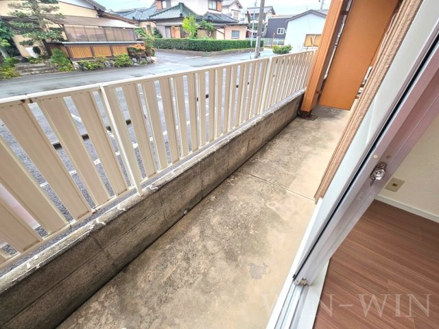 リバティハイツ Bのバルコニー