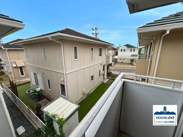 周辺施設が充実＆4SLDK南東向き物件！名東区上菅2丁目の展望|2階のバルコニーからの眺め