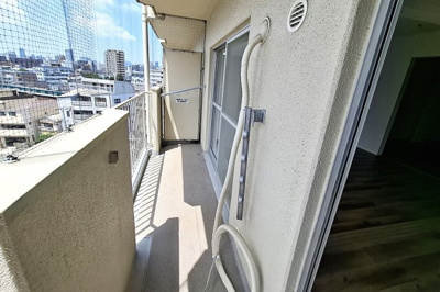 【バルコニー】 | エーデルハイム関目 | 日当たりの良い南向きのバルコニー。