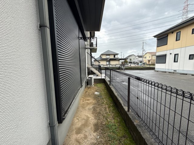 フォーレス佐土　B棟のバルコニー