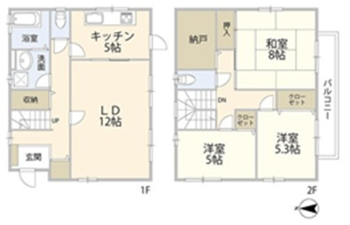【間取り】 | 淡路市尾崎　四季の丘分譲地