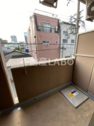 エステムコート難波WEST-SIDE大阪ドーム前のバルコニー