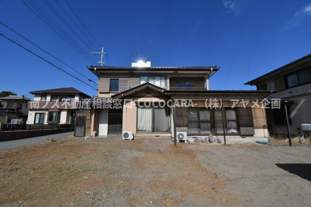 南アルプス市徳永の中古一戸建の外観|正面　南側から撮影