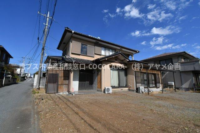 南アルプス市徳永の中古一戸建の外観|南西から撮影