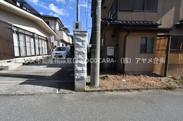 南アルプス市徳永の中古一戸建のその他|北境界状況