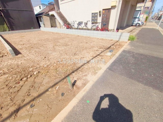 雁道町1期の前面道路含む現地写真