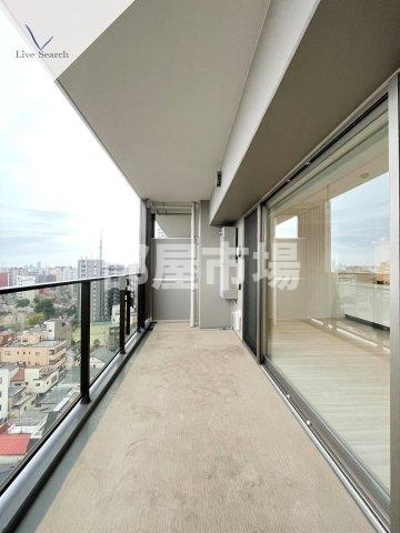 アトラス日暮里のバルコニー