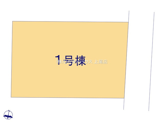 桶川市坂田東1丁目2期　新築戸建　ブルーミング01の区画図