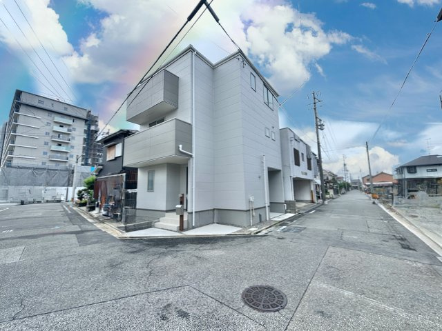 【仲介手数料無料／名古屋市港区】港区津金2丁目第1期の前面道路含む現地写真