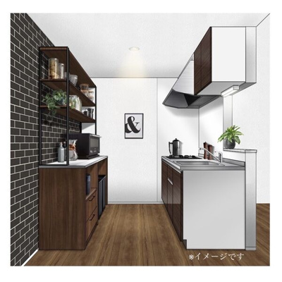 【キッチン】 | LECOCON四日市Ⅵ | ※同建築会社施工別物件参考写真