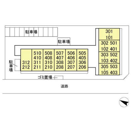 YS習志野台の区画図
