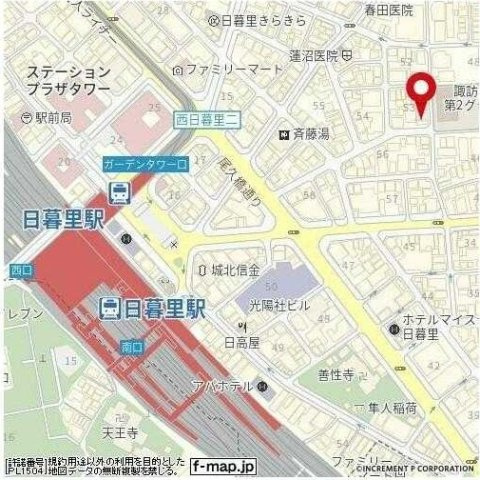 ＤＩＰＳ日暮里の地図