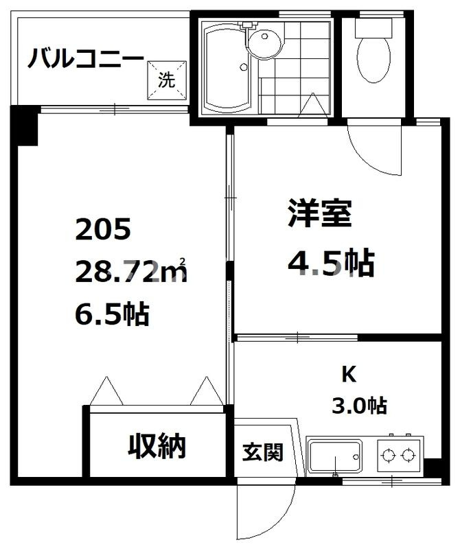 コーポ大田のキッチン