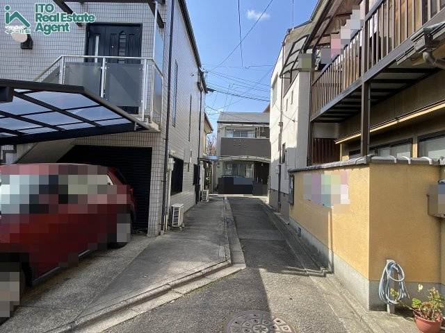 大将軍坂田町 1期1号 新築戸建の前面道路含む現地写真