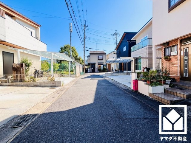 伏見区桃山南大島町の前面道路含む現地写真