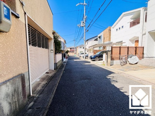 伏見区桃山南大島町の前面道路含む現地写真