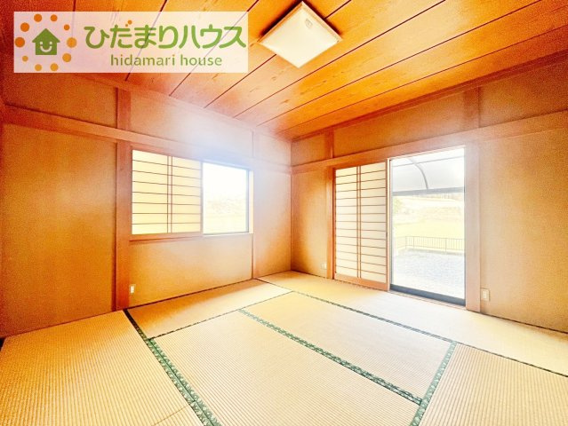 【和室】 | 桜川市加茂部　中古戸建 | すぐ横になれる和室は、みんなの憩いの場(*^-^*)