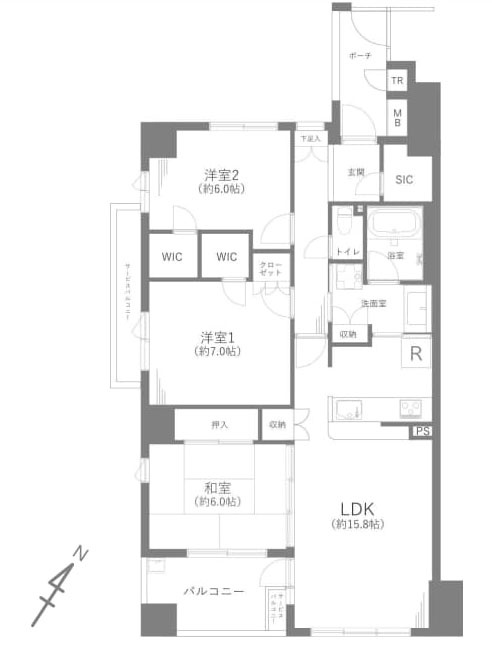 府中市是政４丁目の中古マンション