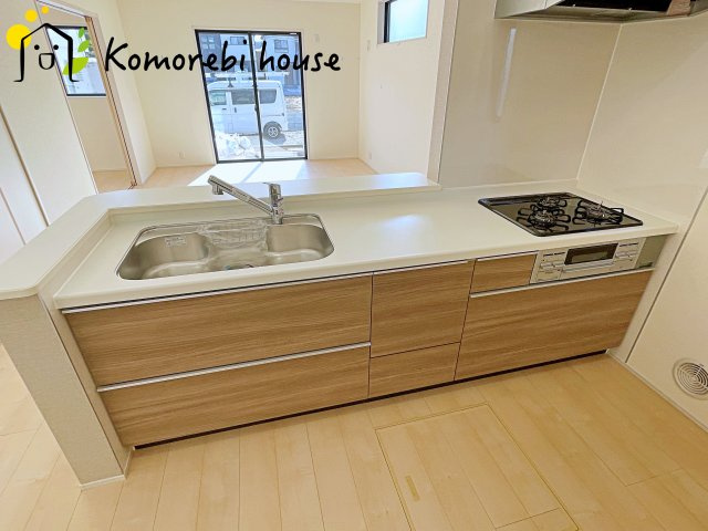蓮田市見沼町　新築一戸建て　01のキッチン|26.1.15　撮影済み
