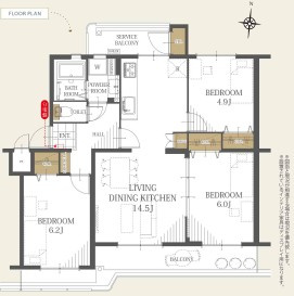 湘南長沢グリーンハイツ7-3号棟104号室の画像